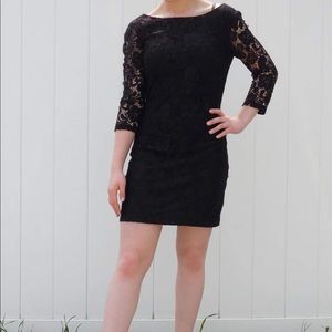 Le Chateau Sleeved Cocktail Dress